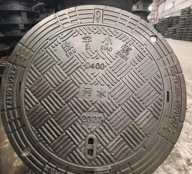 皇桐镇球墨铸铁防沉降井盖展示